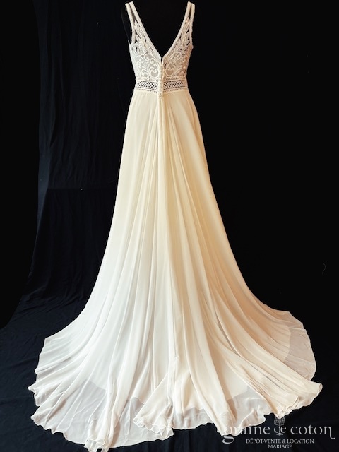 Bo'm pour Pivoines and love - Flore - robe de mariée