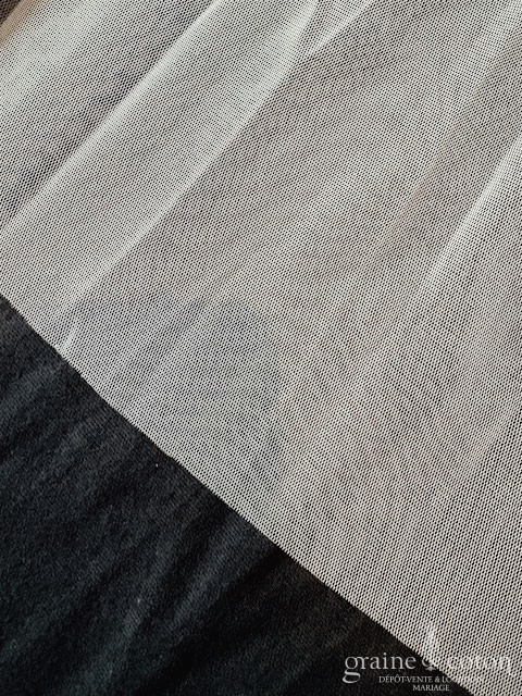 Poirier - Voile en tulle souple long de 300 cm bords bruts - robe de mariée
