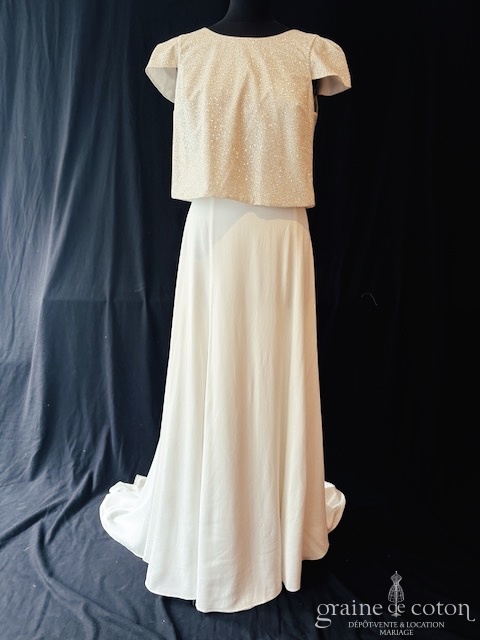 Bonjour Suzanne - Jupe Marine et top Jackson - robe de mariée