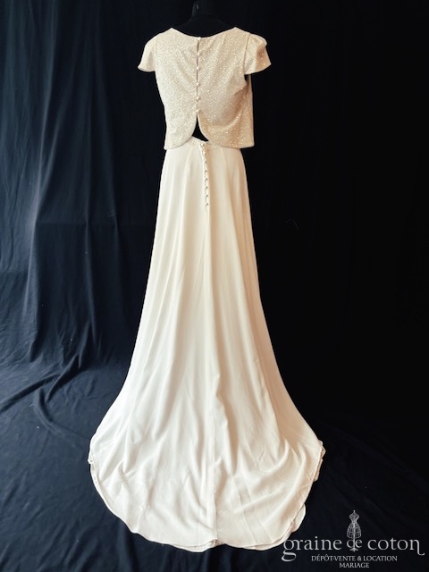 Bonjour Suzanne - Jupe Marine et top Jackson - robe de mariée