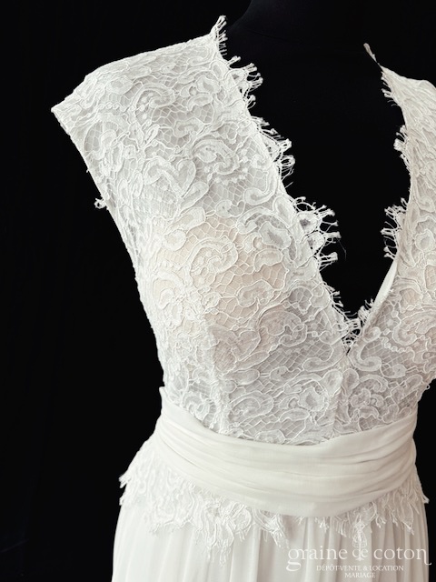 Marie Laporte - Majestueuse - Robes de mari&eacute;e - Graine de coton - Dépôt-vente et location de robes de mariée