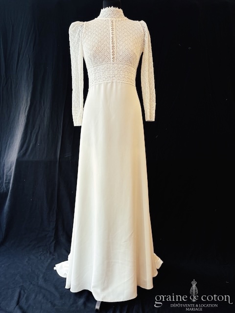 Claudine - Ambrine - Robes de mari&eacute;e - Graine de coton - Dépôt-vente et location de robes de mariée