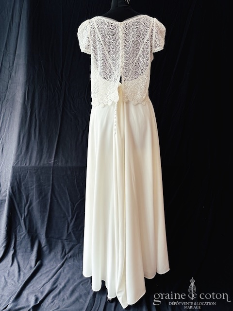 Réf. 6804 - Rembo Styling by Victoire Vermeulen - robe Cassandra et top Eliade - Robes de mari&eacute;e - Graine de coton - Dépôt-vente et location de robes de mariée à Paris