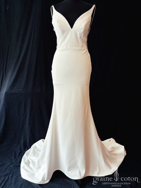 Réf. 6809 - Justin Alexander - Sasha - Robes de mari&eacute;e - Graine de coton - Dépôt-vente et location de robes de mariée à Paris