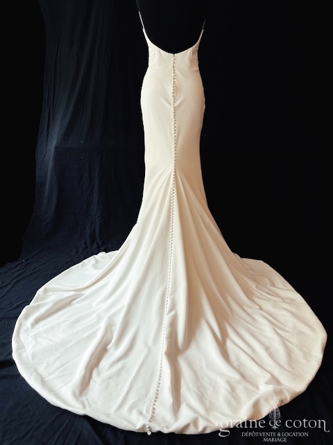 Réf. 6809 - Justin Alexander - Sasha - Robes de mari&eacute;e - Graine de coton - Dépôt-vente et location de robes de mariée à Paris
