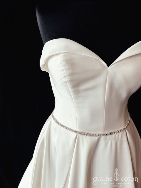 Réf. 6810 - Anna Sorrano - Elton - Robes de mari&eacute;e - Graine de coton - Dépôt-vente et location de robes de mariée à Paris