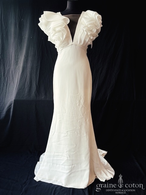 Réf. 6811 - Atelier Pronovias - Woolf - Robes de mari&eacute;e - Graine de coton - Dépôt-vente et location de robes de mariée à Paris