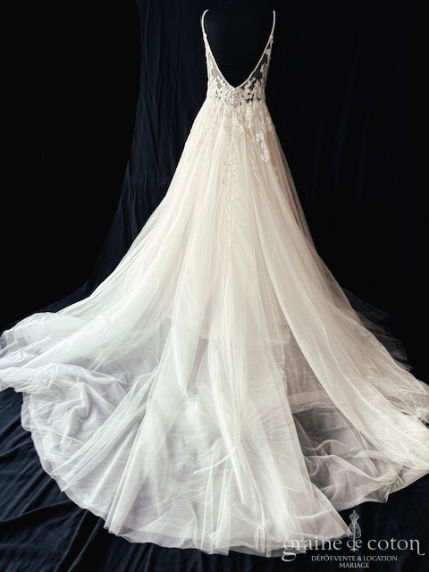 Réf. 6812 - Modeca - Darana - Robes de mari&eacute;e - Graine de coton - Dépôt-vente et location de robes de mariée à Paris