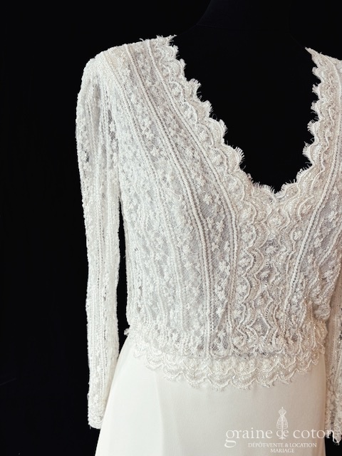 Réf. 6823 - Rosa Clara Couture - Meila - Robes de mari&eacute;e - Graine de coton - Dépôt-vente et location de robes de mariée à Paris