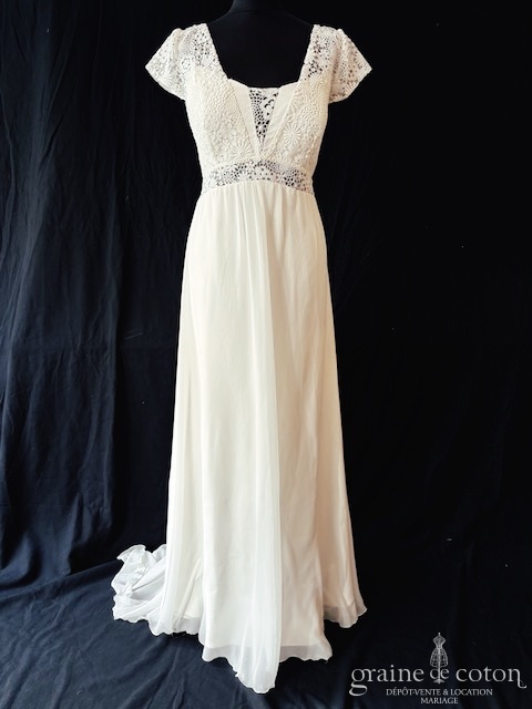 Réf. 6824 - Rembo Styling - Inez - Robes de mari&eacute;e - Graine de coton - Dépôt-vente et location de robes de mariée à Paris