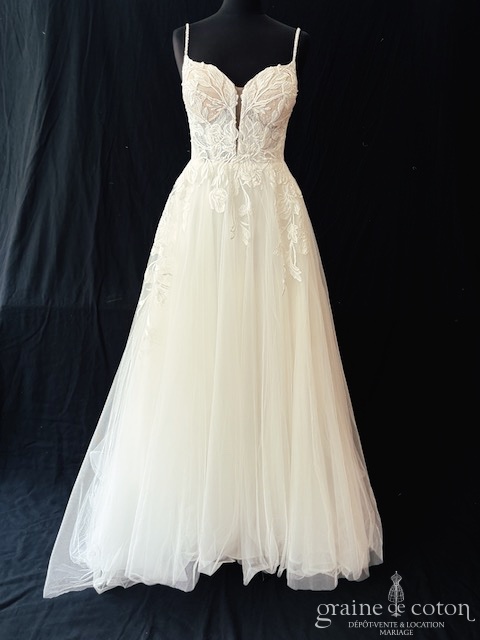 Réf. 6825 - Pronovias - Lleane - Robes de mari&eacute;e - Graine de coton - Dépôt-vente et location de robes de mariée à Paris