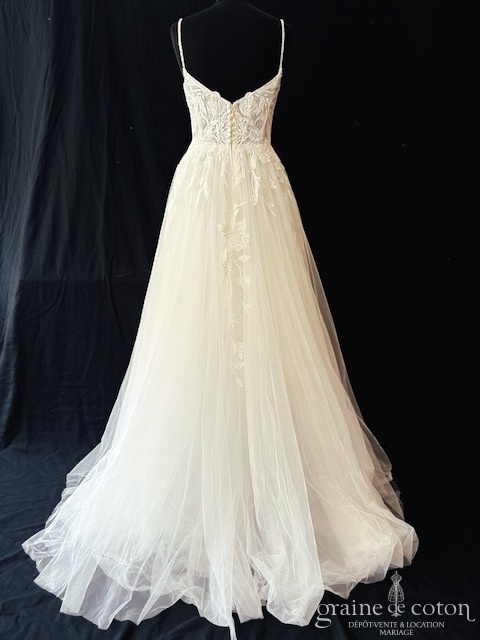 Réf. 6825 - Pronovias - Lleane - Robes de mari&eacute;e - Graine de coton - Dépôt-vente et location de robes de mariée à Paris
