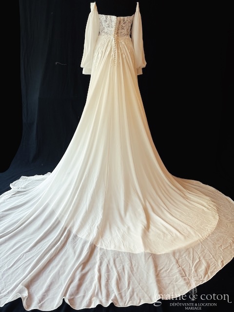 Réf. 6831 - Luna Novias - Thalyse - Robes de mari&eacute;e - Graine de coton - Dépôt-vente et location de robes de mariée à Paris