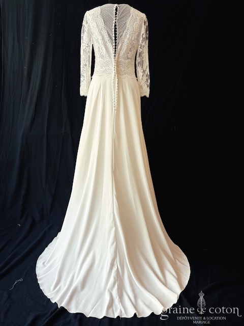 Réf. 6843 - Rosa Clara - Carena - Robes de mari&eacute;e - Graine de coton - Dépôt-vente et location de robes de mariée à Paris