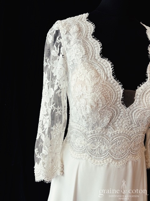 Réf. 6843 - Rosa Clara - Carena - Robes de mari&eacute;e - Graine de coton - Dépôt-vente et location de robes de mariée à Paris