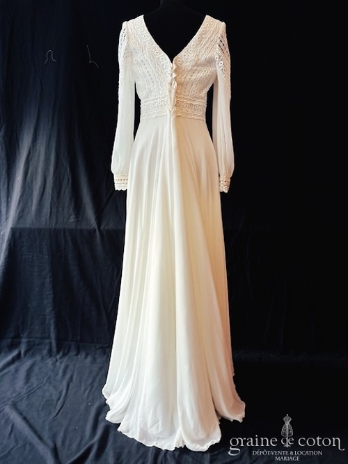 Réf. 6847 - Paul et Nathalie - Milano - Robes de mari&eacute;e - Graine de coton - Dépôt-vente et location de robes de mariée à Paris