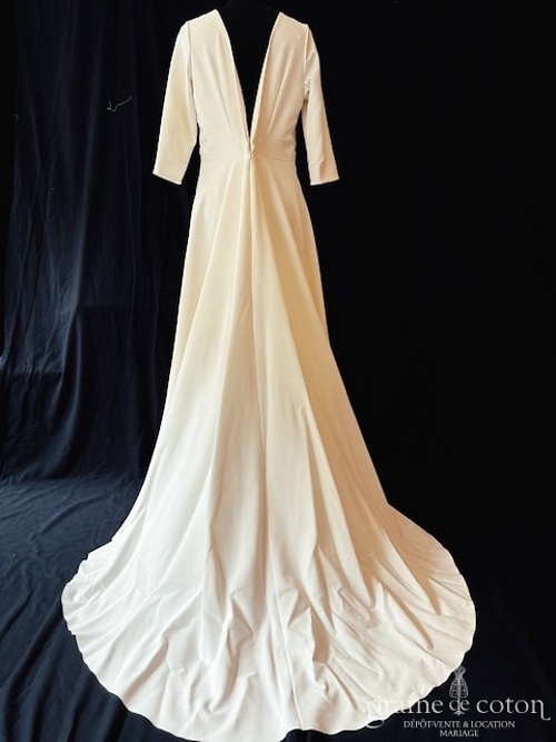 Réf. 6850 - Margaux Tardits - S&eacute;vign&eacute; personnalis&eacute;e - Robes de mari&eacute;e - Graine de coton - Dépôt-vente et location de robes de mariée à Paris