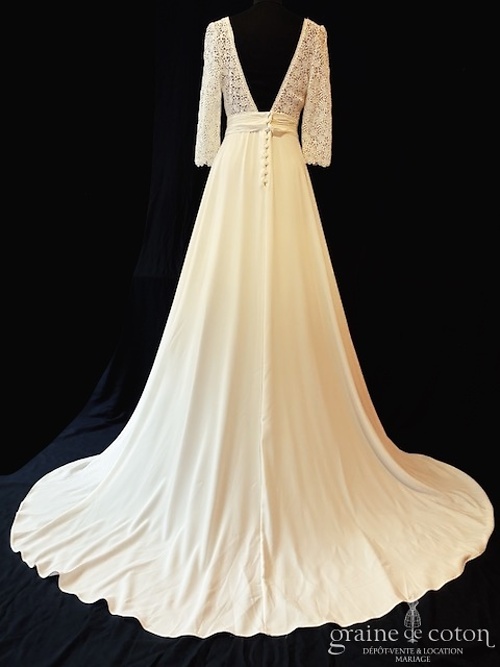 Réf. 6852 - Oksana Kokhan - Alexia - Robes de mari&eacute;e - Graine de coton - Dépôt-vente et location de robes de mariée à Paris