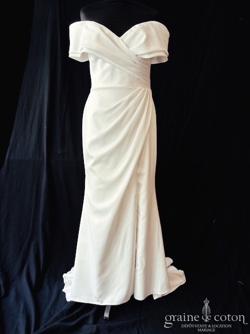 Réf. 6863 - Justin Alexander - Kori - Robes de mari&eacute;e - Graine de coton - Dépôt-vente et location de robes de mariée à Paris