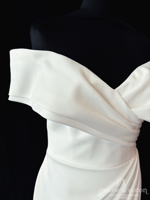 Réf. 6863 - Justin Alexander - Kori - Robes de mari&eacute;e - Graine de coton - Dépôt-vente et location de robes de mariée à Paris