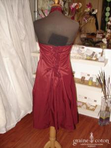 Les filles à la Vanille - Robe courte aubergine