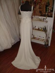 Créatrice irlandaise Gillian et parisienne Miss Cadolle - Ensemble cavalière ivoire 3 pièces