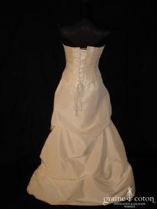 Cymbeline - Robe deux pièces ivoire et moirée