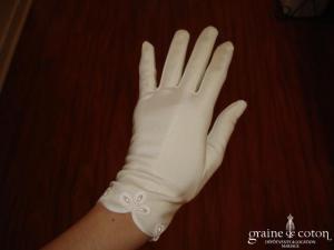 Les mariées d'Alwena - Gants courts ivoire