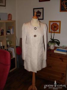 Tara Jarmon - Veste ivoire.