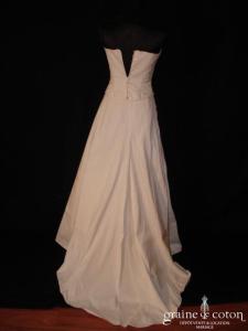 Cala - Robe deux pièces en soie sauvage ivoire clair