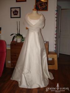 Cymbeline - Robe de mariée et son étole