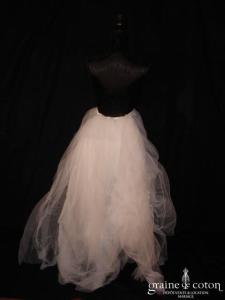 Jupon en tulle blanc avec 