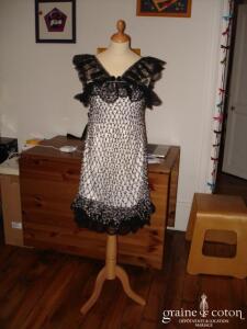 Création Roselyne Desti - Etincelle version noire