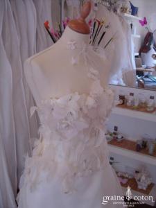 Jacques Gautier - Robe deux pièces papillons