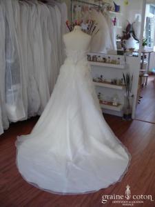 Jacques Gautier - Robe deux pièces papillons