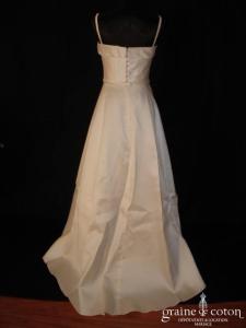 Cymbeline - Robe en mikado ivoire