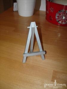 Mini chevalet argenté