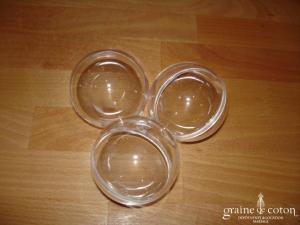 Boule en plastique transparent à remplir et à suspendre - 6 cm de diamètre