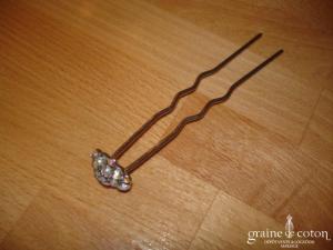 Pic à chignon strass