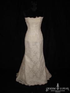 Cymbeline - Robe une pièce en dentelle ivoire