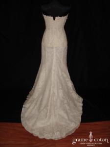 Cymbeline - Robe une pièce en dentelle ivoire