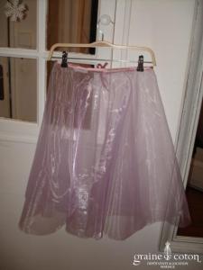 Graine de coton - Jupon / sur jupe en organza parme pour robe de demoiselle d'honneur