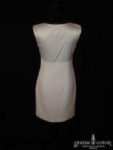 Apostrophe - Robe ivoire clair courte