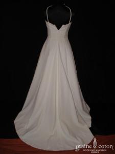 Cymbeline - Robe bustier blanche en crêpe