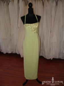 Palais Royale - Dîner en ville - Robe de cortège vert anis