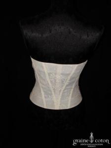 Harriet de Prag - Bustier en dentelle de Calais faite main