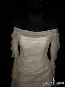 Pronuptia - Robe deux pièces ivoire