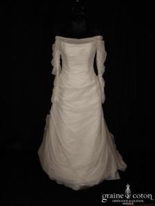 Pronuptia - Robe deux pièces ivoire