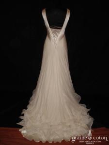 Création Nathalie Bourgey-Biron - Robe empire fluide ivoire