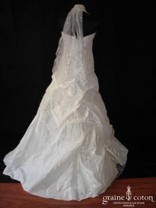 Linéa Raffaëlli - Robe en taffetas de soie ivoire